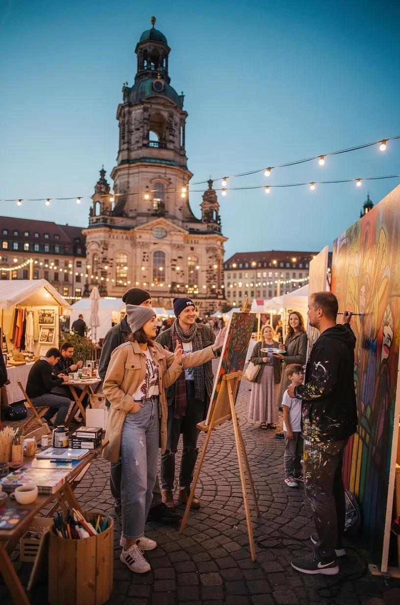 Logistiker koordinieren den Transport und die Unterbringung für Festivalbesucher in einer deutschen Stadt.