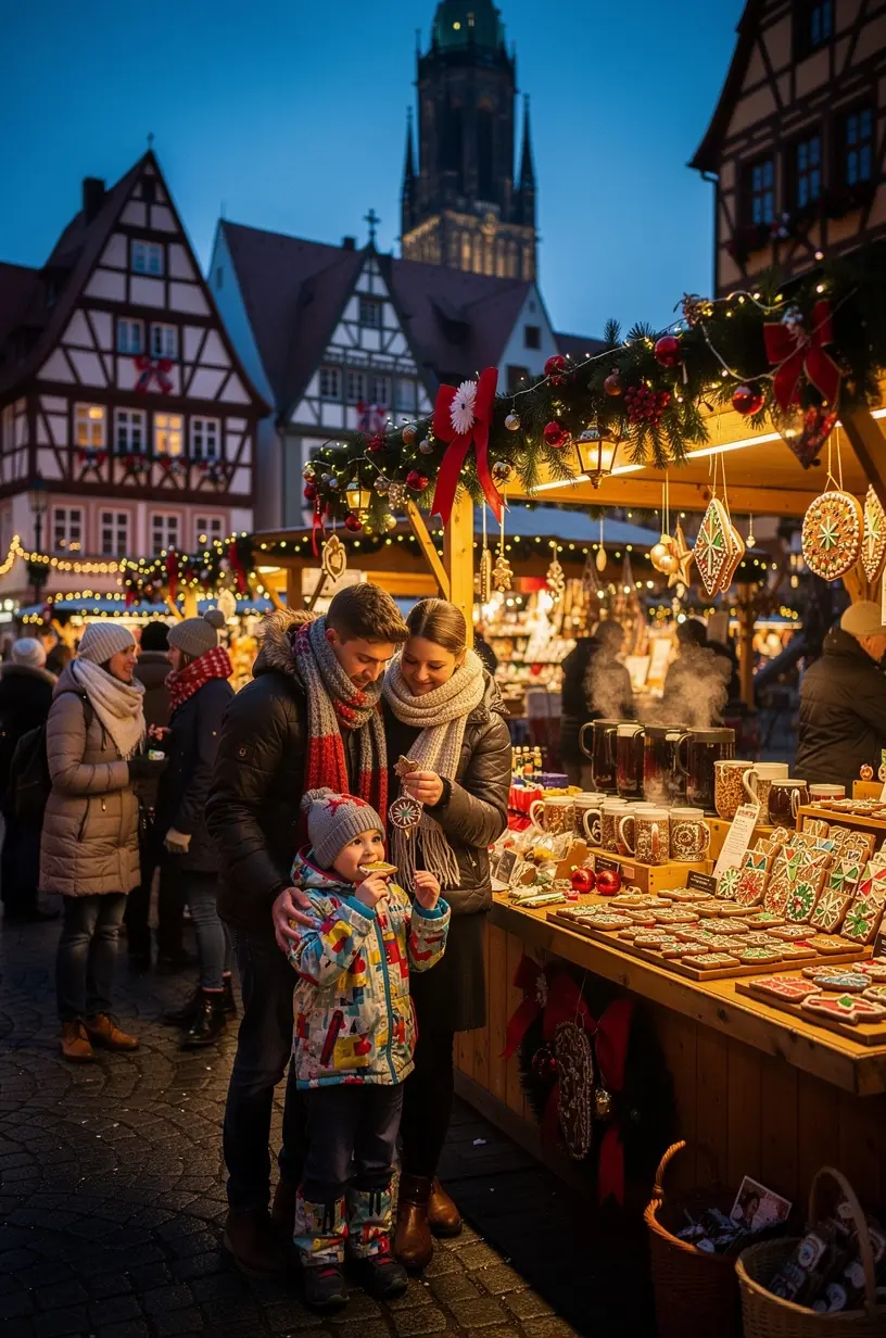 Ein Reiseberater erklärt Kunden die Vorteile eines gebündelten Kulturfestivalpakets in Deutschland.